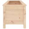 Garden Raised Bed 119.5x40x39 cm - Solid Pine Wood