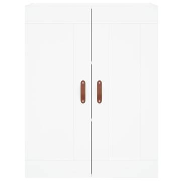 Stylish Highboard White 69.5x34x180 cm | Hipomarket UK