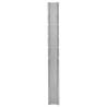 Garden Fence Posts 40 pcs Silver 180 cm Galvanised Steel