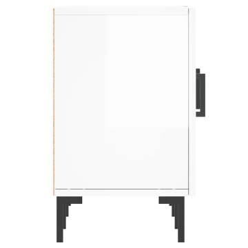 High Gloss White TV Cabinet - Stylish Storage Solution