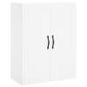 Elegant Wall Mounted Cabinet - White 69.5x34x90 cm