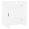 Elegant Wall Mounted Cabinet - White 69.5x34x90 cm