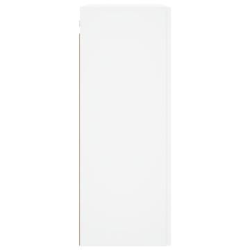 Elegant Wall Mounted Cabinet - White 69.5x34x90 cm