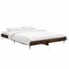 Smoked Oak Bed Frame 135x190 cm - Stylish & Durable