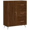 Highboard Brown Oak - Stylish Engineered Wood Storage