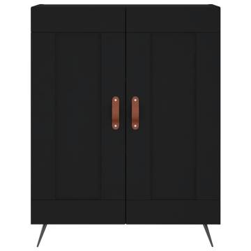 Highboard Black 69.5x34x180 cm - Stylish Storage Solution