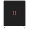 Highboard Black 69.5x34x180 cm - Stylish Storage Solution