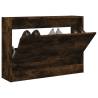 Shoe Cabinet Smoked Oak 80x21x57 cm Engineered Wood Colour smoked oak Size 80 x 21 x 57 cm Quantity in Package 1 Number of 