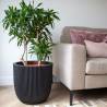 Capi Planter Groove 43x41 cm Black Colour black Size Ø 43 x 41 cm Quantity in Package 1 