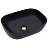 Ceramic Black Wash Basin 45.5x32x13 cm | Hipomarket UK