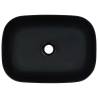 Ceramic Black Wash Basin 45.5x32x13 cm | Hipomarket UK