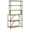 Baker's Rack 6-Tier Sonoma Oak - Durable & Stylish Storage