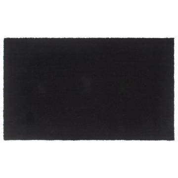 Door Mat Black 90x150 cm - Durable Tufted Coir Mat