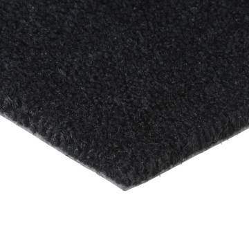 Door Mat Black 90x150 cm - Durable Tufted Coir Mat