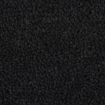 Door Mat Black 90x150 cm - Durable Tufted Coir Mat