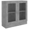 Vitrine Cabinet Concrete Grey - Stylish & Practical Storage