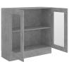 Vitrine Cabinet Concrete Grey - Stylish & Practical Storage