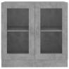 Vitrine Cabinet Concrete Grey - Stylish & Practical Storage