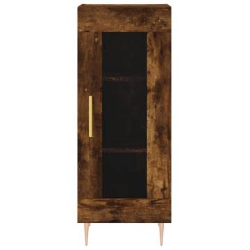 Stylish Highboard Smoked Oak - 34.5x34x180 cm | HipoMarket