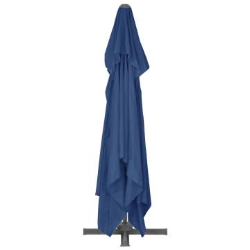 Cantilever Umbrella 4x3m Azure Blue - Sun Protection & Style