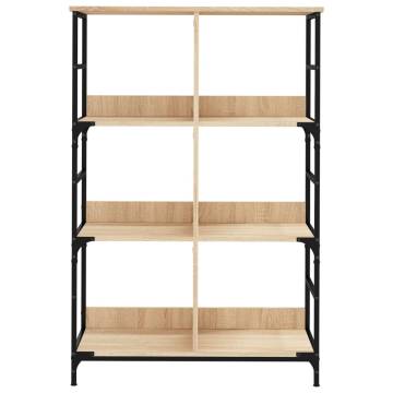 Bookshelf Sonoma Oak - Stylish Storage Solution | HipoMarket