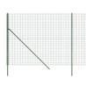 Wire Mesh Fence Green 2.2x10m Galvanised Steel - Durable & Versatile