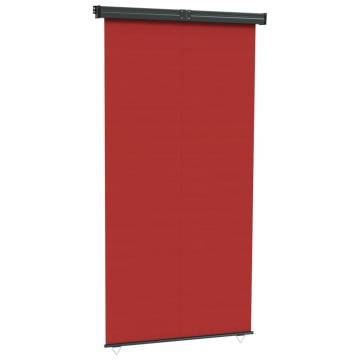 Red Balcony Side Awning 145x250 cm - Stylish Privacy Solution