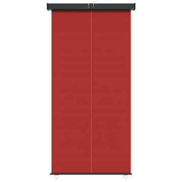 Red Balcony Side Awning 145x250 cm - Stylish Privacy Solution