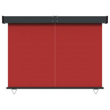 Red Balcony Side Awning 145x250 cm - Stylish Privacy Solution