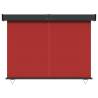 Red Balcony Side Awning 145x250 cm - Stylish Privacy Solution