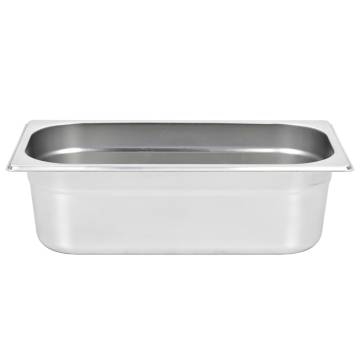 Gastronorm Containers 8 pcs GN 1/3 100 mm Stainless Steel