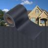 Garden Privacy Screens - 4 pcs Matte Dark Grey 35x0.19 m