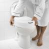 RIDDER White Toilet Seat with Lid - 150 kg Capacity