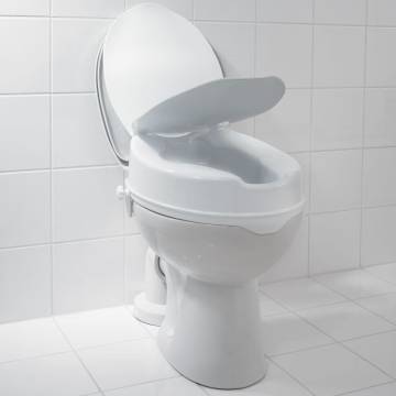 RIDDER White Toilet Seat with Lid - 150 kg Capacity