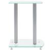 Aluminum Speaker Stands with Transparent Safety Glass | 2pcs