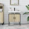 Sonoma Oak Bathroom Sink Cabinet | 60x33x60 cm | Stylish Storage