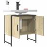 Sonoma Oak Bathroom Sink Cabinet | 60x33x60 cm | Stylish Storage