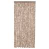 Fly Curtain Beige & Dark Brown 90x200 cm - Insect Protection