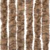 Fly Curtain Beige & Dark Brown 90x200 cm - Insect Protection