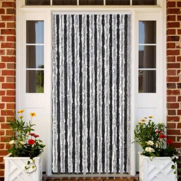 Fly Curtain Grey & Black 100x200 cm - Insect Protection