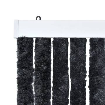 Fly Curtain Anthracite 100x200 cm Chenille - Keep Insects Out