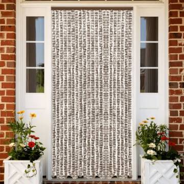 Fly Curtain Taupe & White 100x200 cm - Keep Insects Out