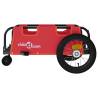 Bike Trailer - Red Oxford Fabric & Iron Construction | HipoMarket