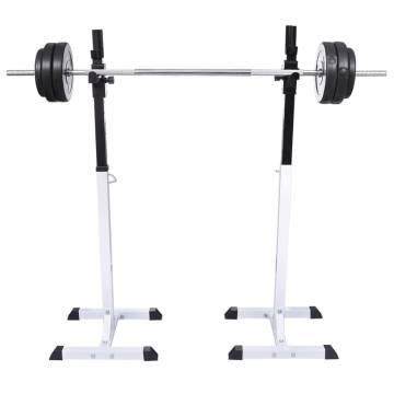 Barbell Squat Rack & Dumbbell Set - 60.5 kg | HipoMarket