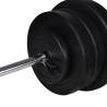 Barbell Squat Rack & Dumbbell Set - 60.5 kg | HipoMarket