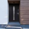 Front Door Anthracite 90x200 cm Aluminium Colour anthracite Size 90 x 200 cm Quantity in Package 1 Model witnout knob (right) 