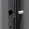 Elegant Anthracite Aluminium Front Door - 90x200 cm