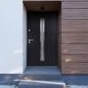 Front Door Anthracite 110x207.5 cm Aluminium Colour anthracite Size 110 x 207.5 cm Quantity in Package 1 Model witn knob (left) 