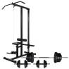 Power Tower with Barbell and Dumbbell Set 60.5 kg Weight 60.5 kg 