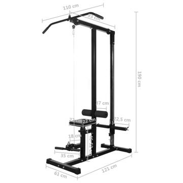 Power Tower & Barbell/Dumbbell Set - 60.5 kg | HiPo Market